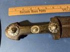 Huge Double Edge Blade Cossack Sword-horn Hilt Silver Fittings