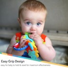 Nuby Ice Gel Teether Keys - Silicone Soothing Baby Teether Toys For Infants -