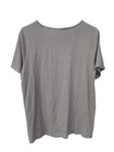Luxe Teestriped Crewneck Short Sleeve White Blue Everyday Wear    