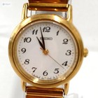 Seiko 1n01-0ba0 Women s Quartz Antique Watch Gold-tone  used 