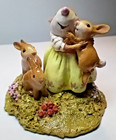 Wee Forest Folk Honey Bunnies Mouse   3 Bunny Rabbits M-502 Retired 2019 Wff Box
