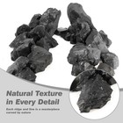 Aquarium Rock Stone Fish Tank Natural Rocks Aquascaping 5lb Fits 3-6 Inch 4pcs