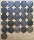 26 Coin Lot Great Britain Victoria Bun Head Pennies 1861-1894 Km  749 2 Km  755