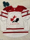 Nike Hockey Canada Iihf Jersey With Fight Strap Size 56 Mens White With Red