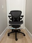 Herman Miller Aeron Classic Desk Chair   Size C   Black   9 5 10 