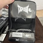 Tapout Black Striking Gloves Martial Arts L xl Mma bag Gloves New  1236-kk 