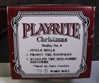 Antique Lot Of 2 Play-rite Piano Player Rolls Full Of Christmas Music 
