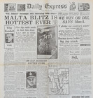 Vintage Original Daily Express Newspaper No 13052 27 March 1942 World War Wwii