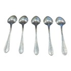 Antique Durgin Sterling Silver Spoons A Stowell Boston Monogram Rm Set Of 5 129g