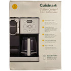 Cuisinart Coffee Center 2-in-1 Coffeemaker  12 Cup single Serve  Stainless Steel