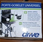 Drive Medical Universal Clamp-on Cup Holder For Walker     Wheelchair New