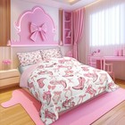 Cowgirl Comforter Set pink Bowknot Coquette Bedding Set For Boys Girls Bedroo   