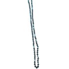 Snowflake Obsidian Hand Knotted Bead Necklace Black Grey Gemstone 32 Inch Strand