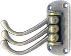 2 Triple Hook Antique-brass Swivel Pivot Coat Hook Wall Mount Hanger Hooks  3 1 