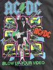 Ac dc Sweater Small Blow Up Your Video World Tour Rock N Roll Metal Shirt