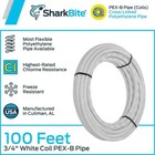 Sharkbite 3 4in X 100  White Polyethylene Pex Coil Tubing