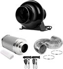 Inline Fan Carbon Filter And Ducting Combo For Grow Tents Air Filtration Kit 4 
