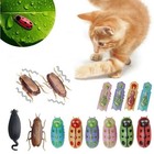 Funny Electric Catnip Bug Toy     Automatic Tunnel Vibration Insect For Cats Batte
