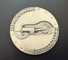 1933 Art Deco Gm Commemorative Medal By Norman Bel Geddes - Exquisite Condition 