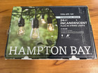 Hampton Bay 24 Ft  12-light Indoor outdoor Edison Bulb String Lights Plug In