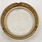 Ashtray Tropicana Hotel Casino Las Vegas Nevada Glass Golf Gold Brown Vintage