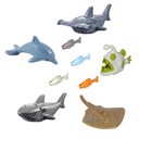 New Lego Sea Creatures - Shark Hammerhead Stingray Fish Glow Anglerfish Rare