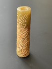 Ancient Chinese Antique Western Zhou Jade Lezi   tube Pendant 