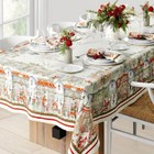 Williams-sonoma Town Square Tablecloth 70  X 108  Christmas Holidays Nwt