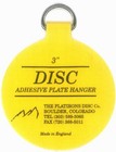 Invisible English Disc Adhesive Medium Plate Hanger Set  4-3 Inch Hangers 