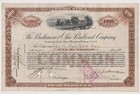 1929 Baltimore   Ohio B o Railroad Company 3 Color Stock Certificate Set