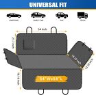 Dog Car Seat Cover For Back Seat Dog Seat Cover With Storage Pocket Dog Hammock 