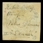 Afghanistan  1875  Tiger s Head  1 Sanar Brown Violet Sc  17 Mint Mh Vf - Scarce