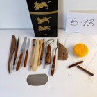 Pottery Sculpting Tool Lot Kemper Grumbacher Mixed Set Storage B-13
