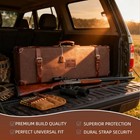 Waxed Canvas   Leather Shotgun Hard Cases Gun Safe Box Lockable Cabinet-tourbon