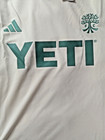 Austin Fc Yeti Adidas Mls Soccer Jersey Men   s 3xl Slim Fit Green cream New