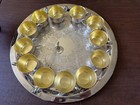 Vintage Oneida Silver-plated Punch Bowl Set     Elegant   Complete 