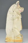 Hubley J m r  Cast Iron  thrifty  The Wise Pig Still Piggy Bank C1930 s - 6 1 2 