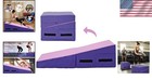 Versatile 48  Pink Gymnastics Mat - Foldable Incline Tumbling Exercise Mat