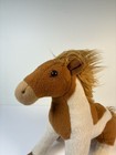Fao Schwarz Brown And White Spotted Horse Plush Stuffed Animal