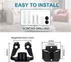 3pcs Broom And Mop Holder  Heavy Duty Garden Tool Organizer Rack Rake And Shovel