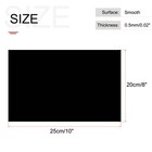 3pcs Abs Plastic Sheet 10  X 8  X 0 02  Abs Styrene Sheets Black