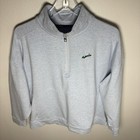B Draddy X Fisher   s Island Club Golf Women   s L 1 4 Zip Sweater Pullover Cotton