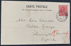 1904 British Levant Po Constantinople Postcard Cover To Leamington England