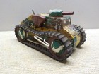 Vintage Marx E12 Tin Litho  Wind Up Military Tank