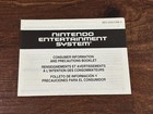 Consumer Information Precautions Booklet Nintendo Nes Instruction Manual Only