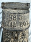 Antique Griswold No  3 Cast Iron Mail Box Wall Mount Mailbox Victorian
