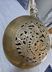 Vtg Antique Brass   Copper Large Bed Warmer Amazing Intricate Design Great 40   