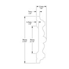 Orac Decor P9020 Polyurethane Panel chair Rail Moulding - Size Options