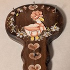 Vtg Wooden Goose Key Holder Wall Hooks Organizer Country Decor 12  Hand Painted