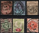Gb United Kingdom Used Stamps 72 Selected Eye Appeal Fine Son Postmarks Cancels